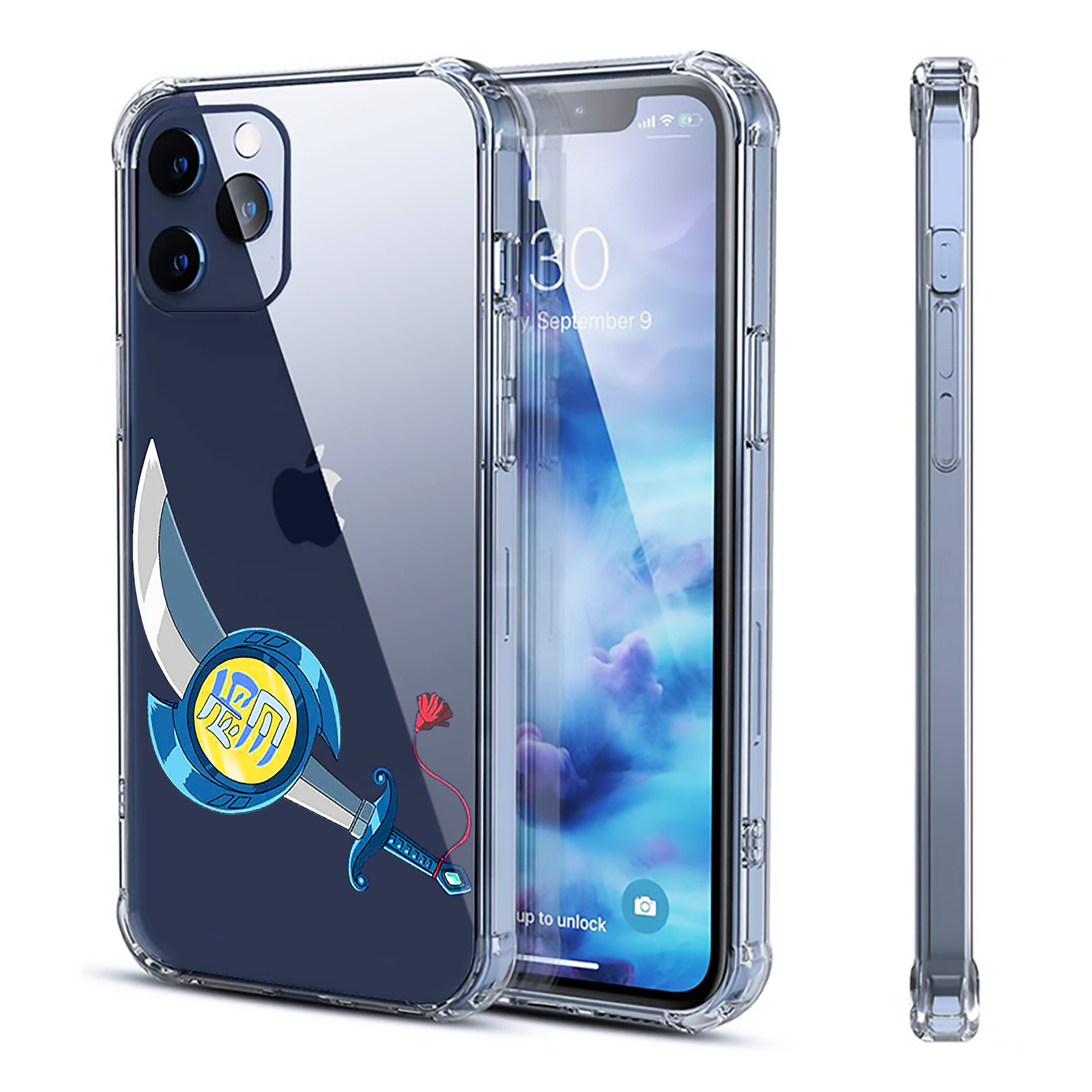 （画像用） 遊☆戯☆王 Yu-Gi-Oh! 【iPhone 12シリーズ対応】透明スマホケース（クリアソフトケース）